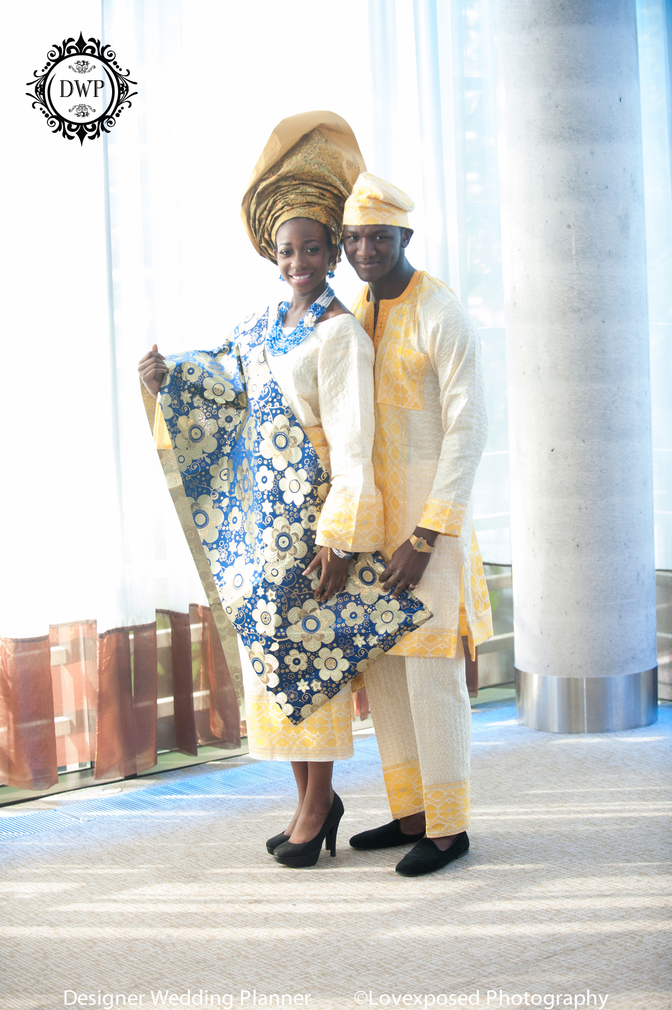 Nigerian Bride and Groom