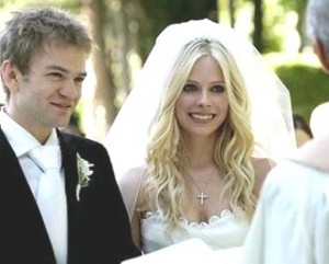 Avril Lavigne and Deryck Whibley
