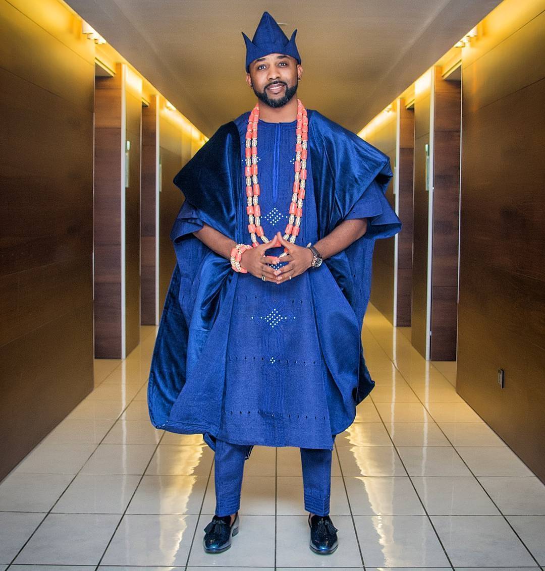 Banky w traditional wedding attire hotsell