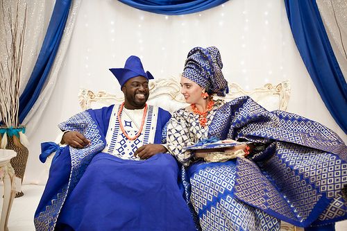 Multi racial traditional wedding